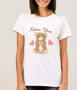Mother's Day Gift, Mama Bear t-shirts